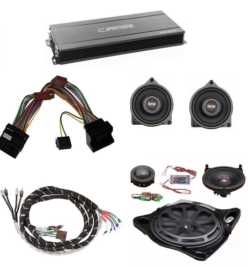 Pachet sistem audio plu&apos;n&apos;play Audio System dedicat Mercedes 690 watts