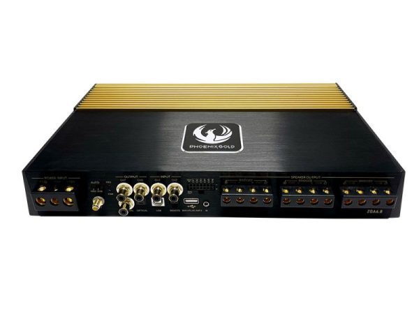 Amplificator Phoenix Gold ZQA6.8 cu DSP, 6 x 150 watts, in 2 sau 4 ohm, 6 canale