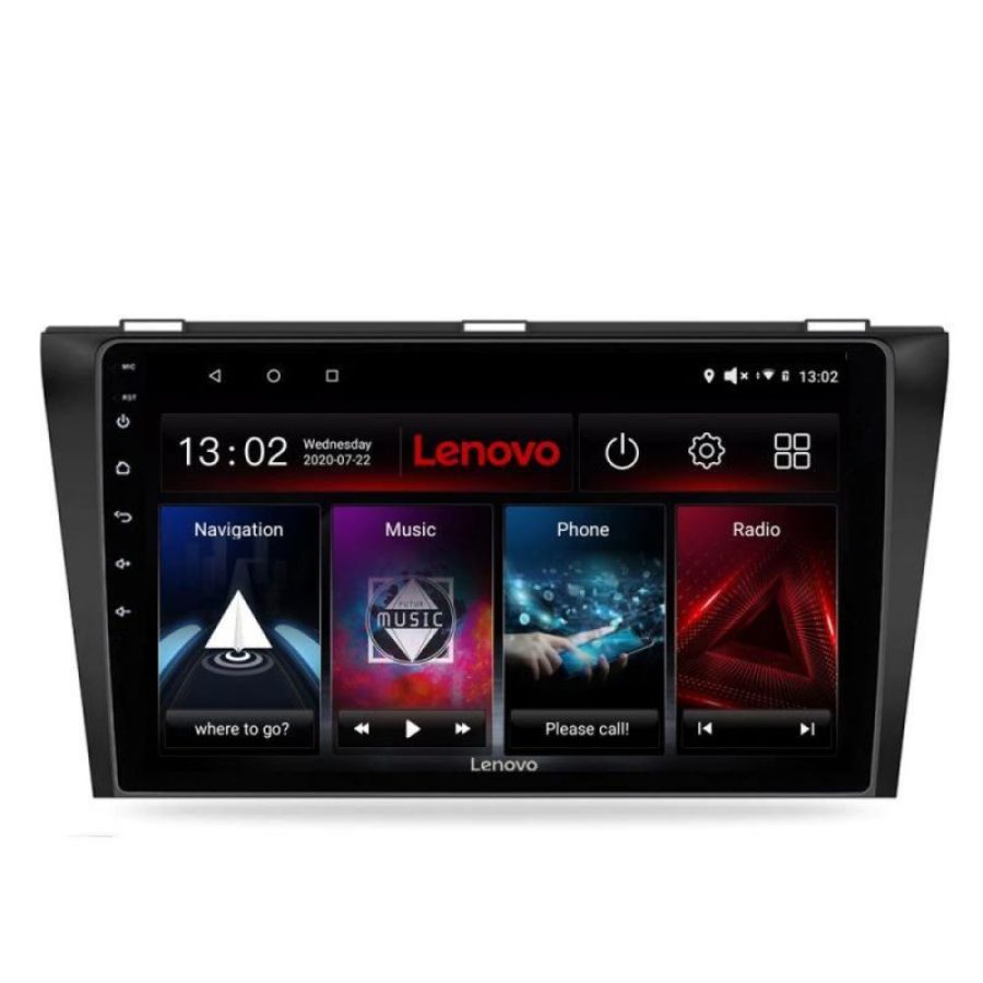 Navigatie Peugeot 308 Quad Core Lenovo Kit-038 4+64 GB Android Waze USB Navigatie Internet Youtube Radio - imagine 2