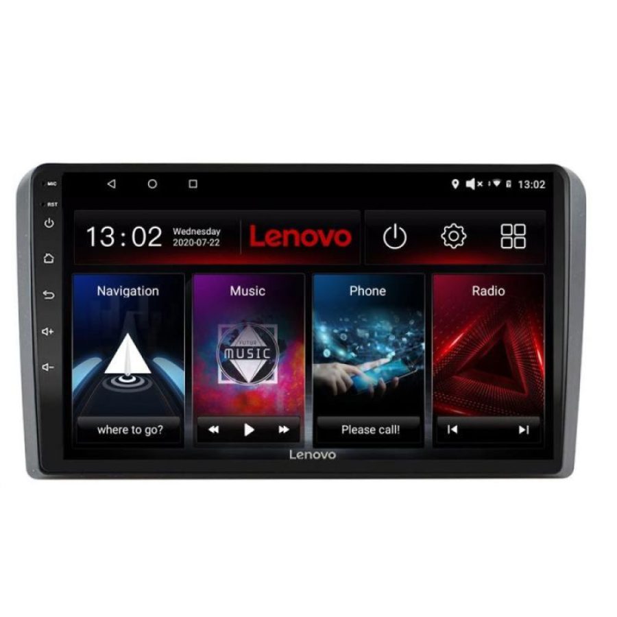 Navigatie Audi A4 B6 Quad Core Lenovo Kit-050 4+64 GB Android Waze USB Navigatie Internet Youtube Radio v1 - imagine 2