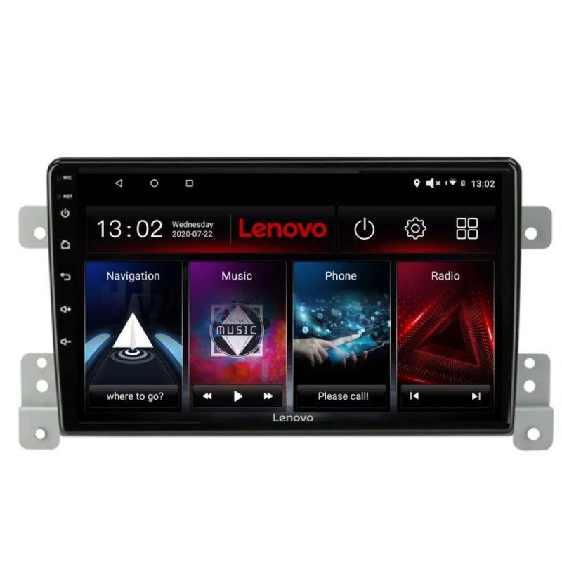 Navigatie Mitsubishi Outlander 2010 Lenovo Kit-056 4+64 GB Android Waze USB Navigatie Internet Youtube Radio v1 - imagine 2