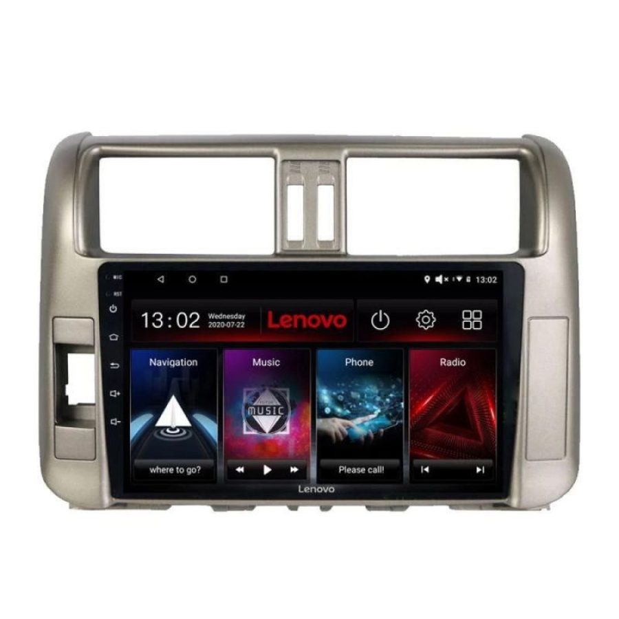 Navigatie Toyota Prado 2010-2013 Lenovo Kit-347 4+64 GB Android Waze USB Navigatie Internet Youtube Radio - imagine 2