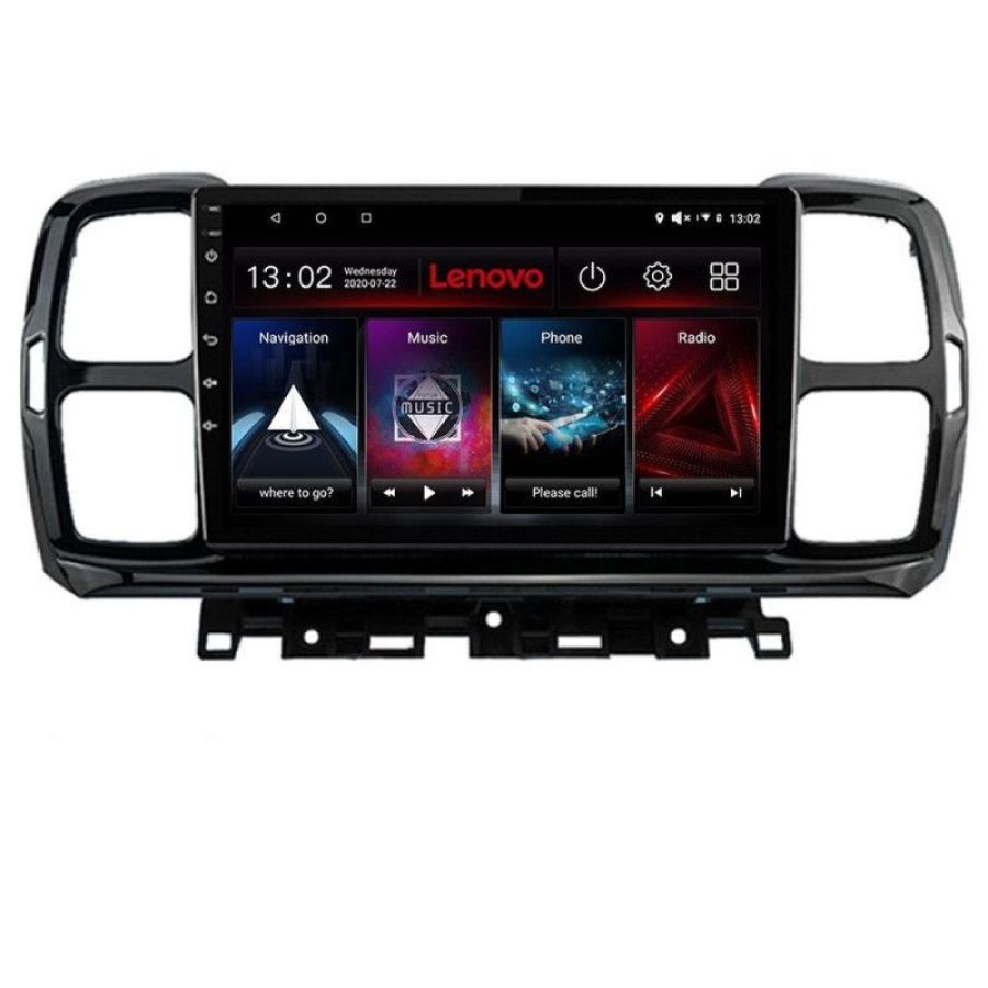 Navigatie Citroen C5 Aircross Android radio gps internet 4+64 Lenovo - imagine 2