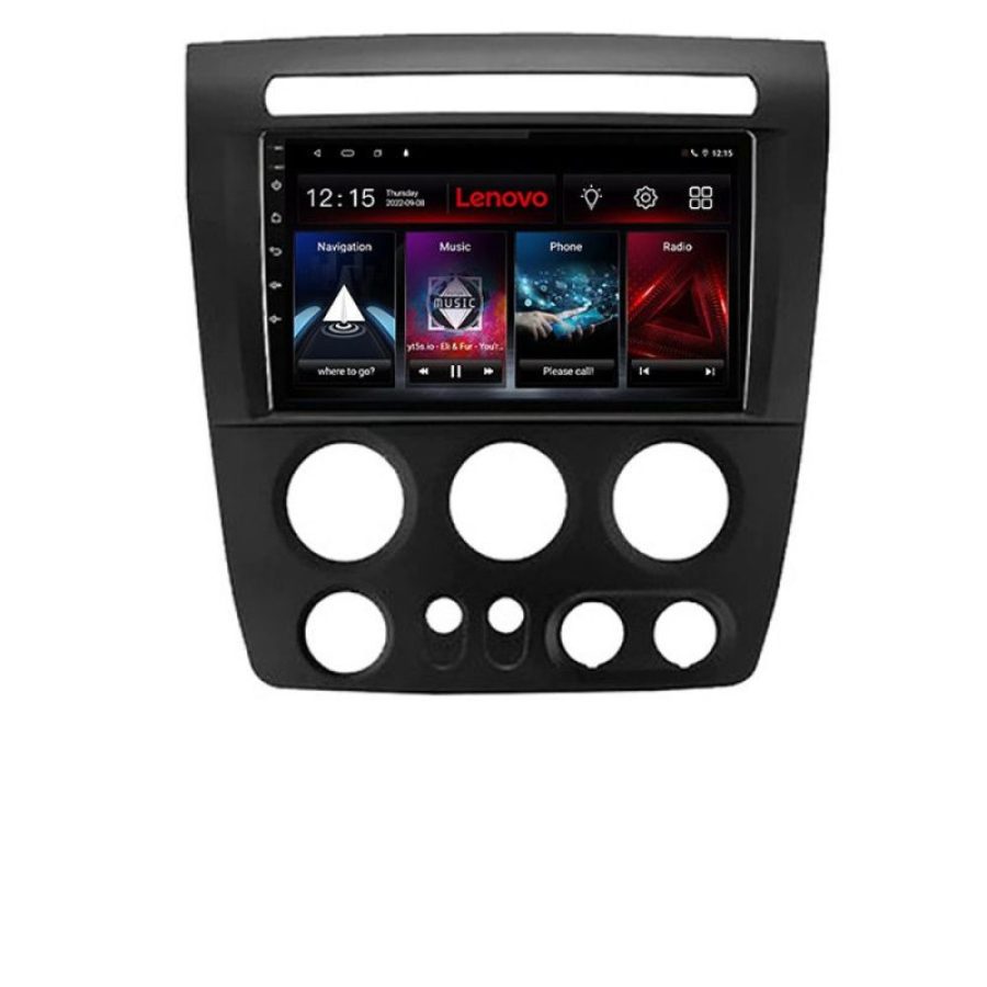 Navigatie Hummer H3 4+64 GB Quad Core Android Waze USB Navigatie Internet Youtube Radio Lenovo - imagine 2
