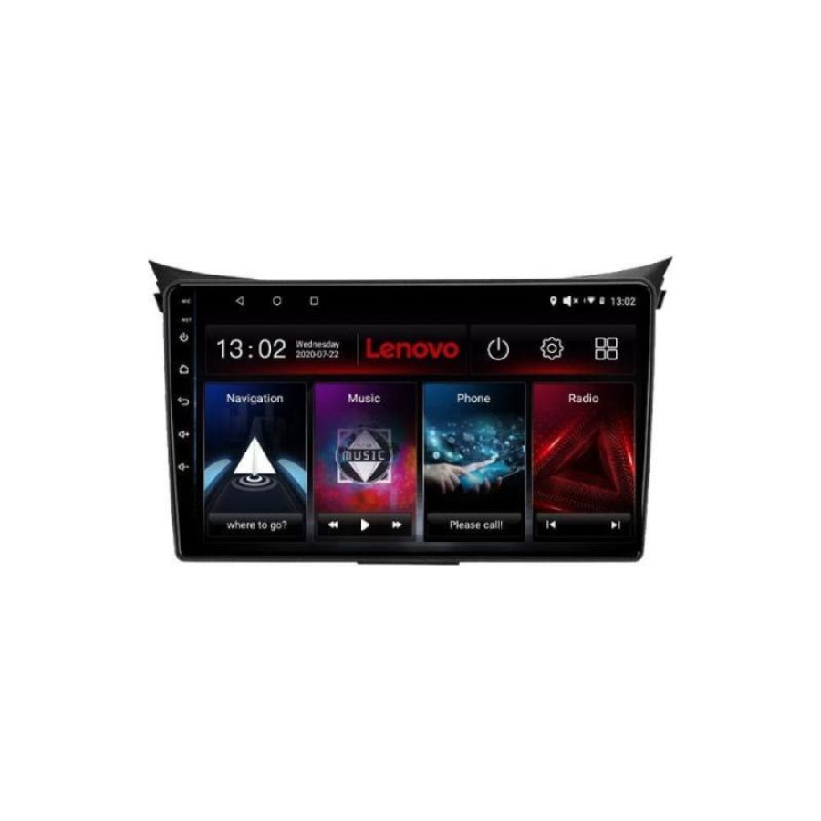 Navigatie Hyundai I30 2011-2016 4+64 GB Android Waze USB Navigatie Internet Youtube Radio Lenovo - imagine 2