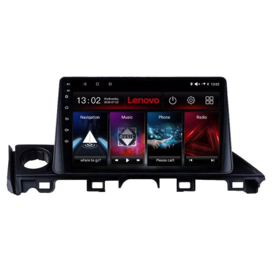 Navigatie Nissan Micra intre anii 2014-2019 Android radio gps internet 4+64 Lenovo - imagine 2