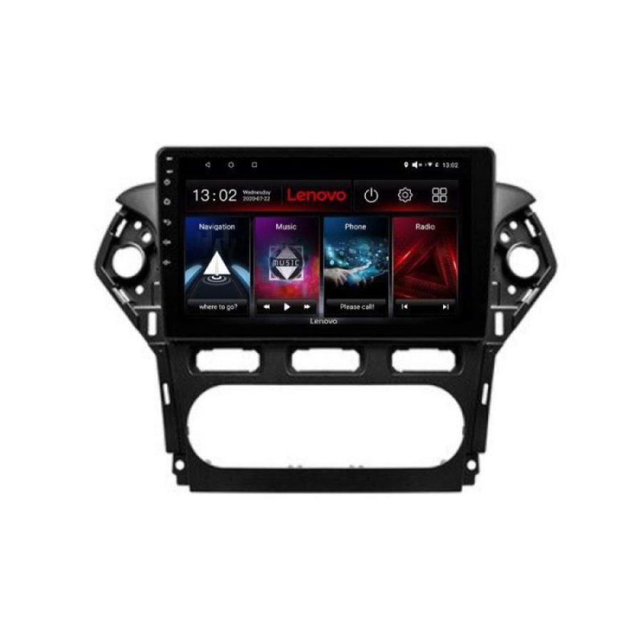 Navigatie Ford Mondeo 2010-2014 Lenovo Kit-MONDEO-CLIMA 4+64 GB Android Waze USB Navigatie Internet Youtube Radio - imagine 2