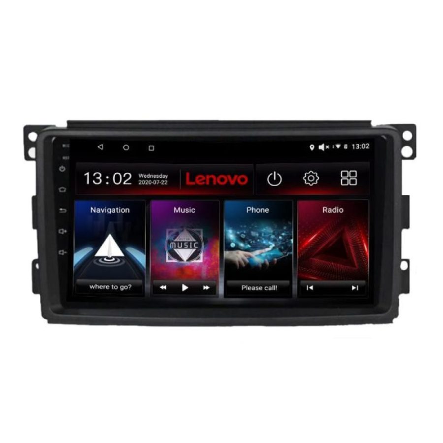 Navigatie Smart For Two 2015- Lenovo Kit-Smart15 4+64 GB Android Waze USB Navigatie Internet Youtube Radio - imagine 2