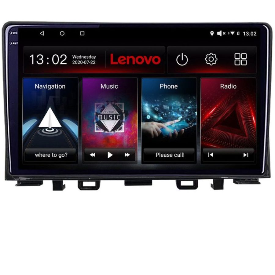 Navigatie Renault Trafic 2014-2017 Lenovo Kit-rt09 8 core 6+128 GB Android Waze USB Navigatie Internet Youtube Radio v1 - imagine 2