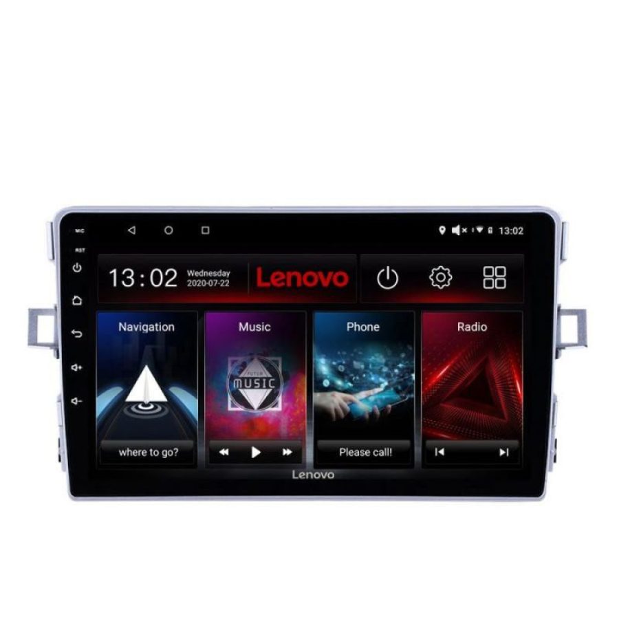 Navigatie Ford Focus 2 Manual Lenovo Kit-140-manual 8 core QLED 2K 4+64 360 Android Waze USB Navigatie Internet Youtube Radio - imagine 2