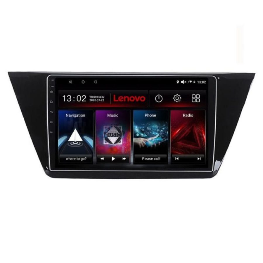 Navigatie Volkswagen Touran 2016- Lenovo Kit-3144 8 core QLED 2K 4+64 360 Android Waze USB Navigatie Internet Youtube Radio - imagine 2
