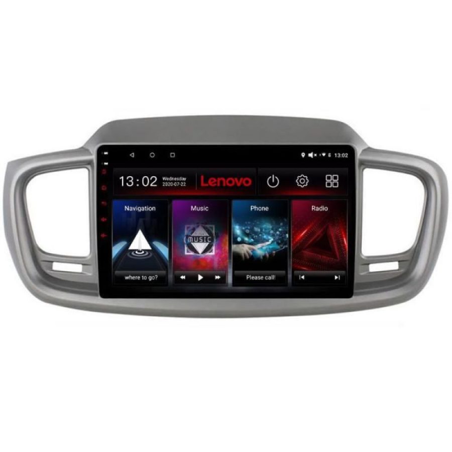 Navigatie Honda Civic 2016-2020 8 core QLED 2K 4+64 360 Android Waze USB Navigatie Internet Youtube Radio Lenovo - imagine 2