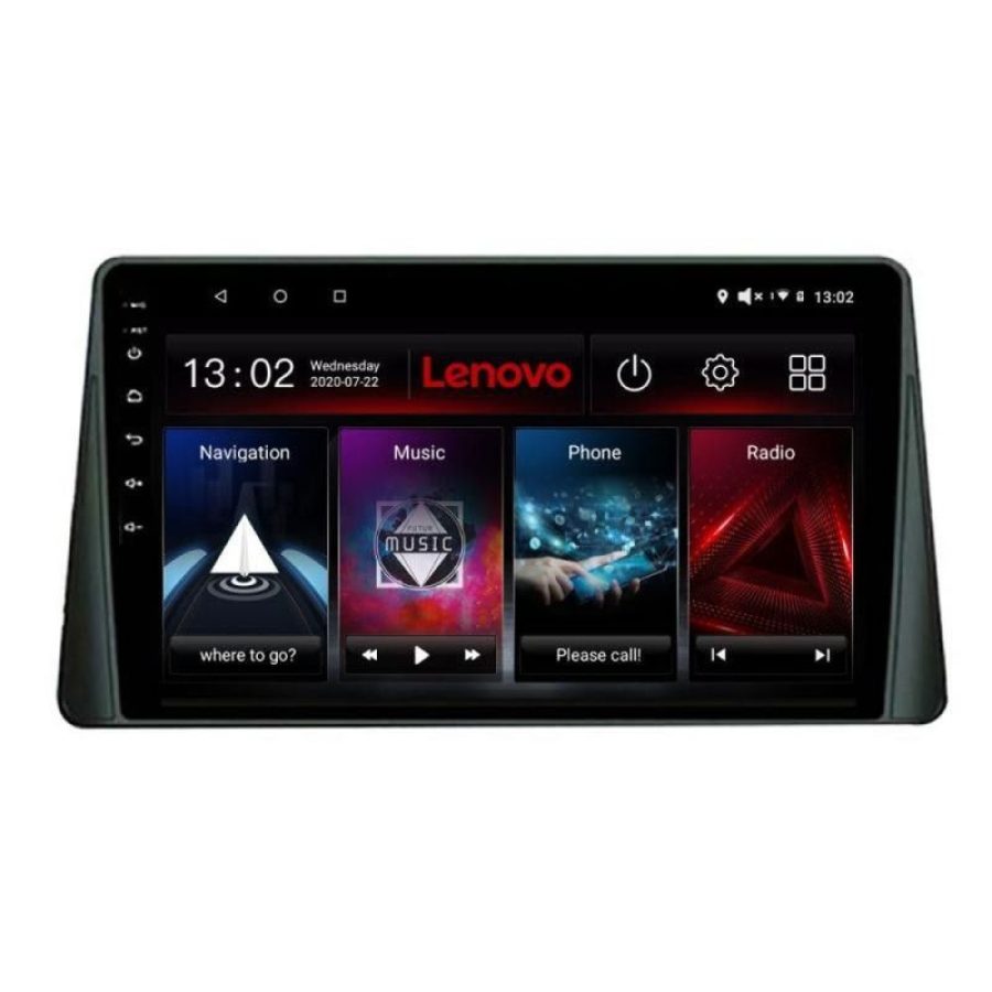 Navigatie Ford Focus 4 Kuga 2018-2023 Lenovo core QLED 2K 4+64 360 Android Waze USB Navigatie Internet Youtube Radio - imagine 2