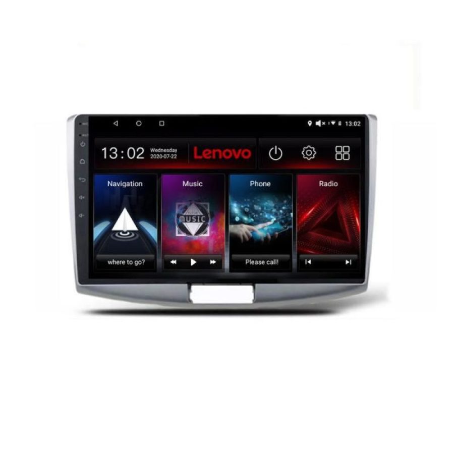 Navigatie universala 2din-1 8 core QLED 2K 8+256 360 Android Waze USB Navigatie Internet Youtube Radio Lenovo - imagine 2