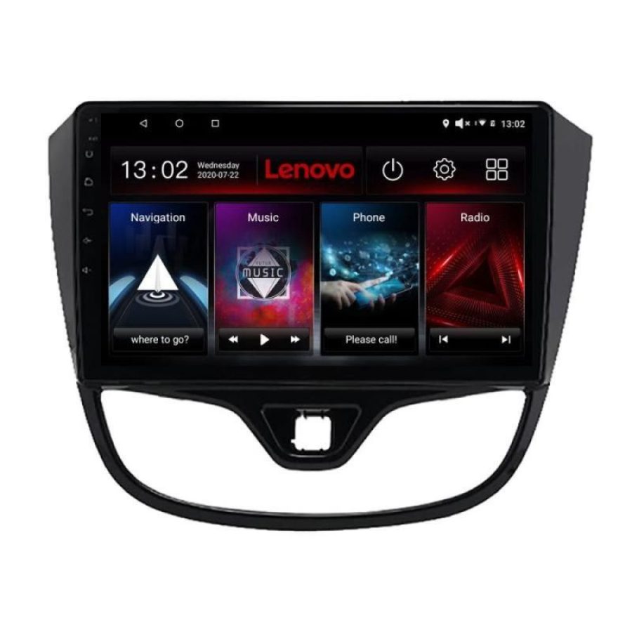 Navigatie Opel Karl 2017- Lenovo Kit-karl 8 core QLED 2K 8+256 360 Android Waze USB Navigatie Internet Youtube Radio - imagine 2