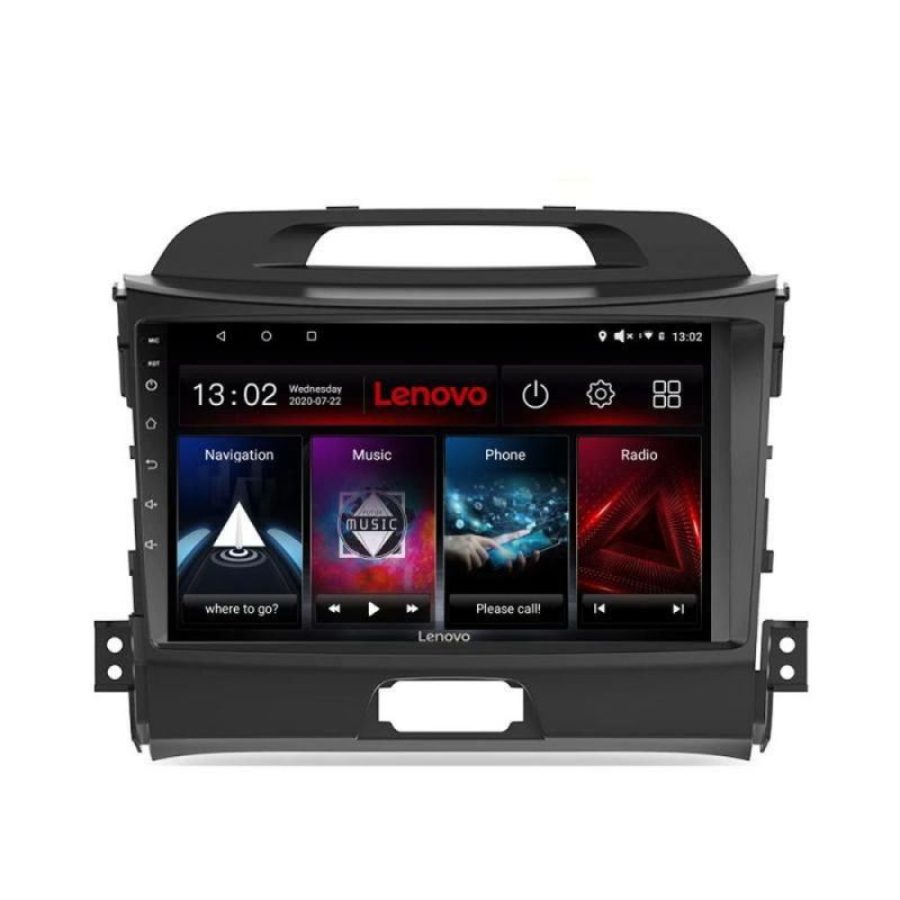 Navigatie Kia Sportage 2010- Lenovo Kit-325 8 core QLED 2K 12+256 360 Android Waze USB Navigatie Internet Youtube Radio - imagine 2
