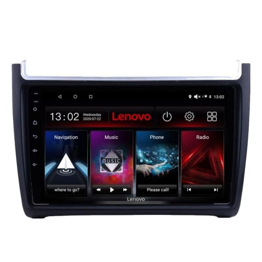 Navigatie VW Polo 2014- Lenovo Kit-655 8 core QLED 2K 12+256 360 Android Waze USB Navigatie Internet Youtube Radio - imagine 2
