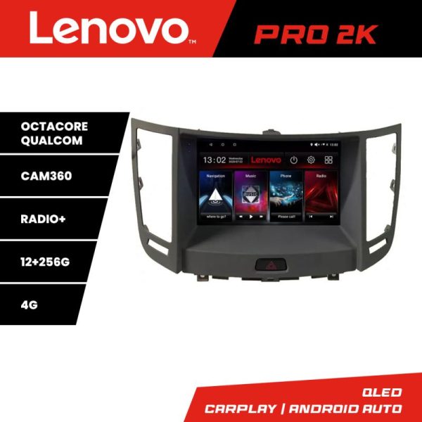 Navigatie Infinity FX intre anii 2009-2012 Android radio gps internet 8 core QLED 2K 12+256 360 Lenovo