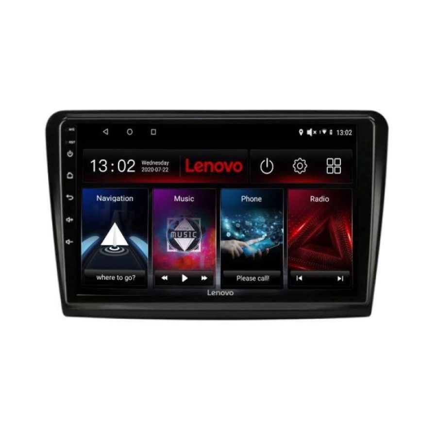 Navigatie Skoda Superb 2 Lenovo Kit-SUPERB2 8 core QLED 2K 12+256 360 Android Waze USB Navigatie Internet Youtube Radio - imagine 2