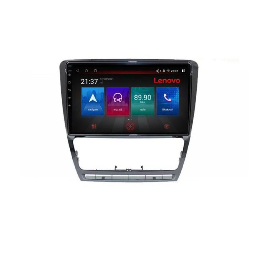 Navigatie Skoda Octavia 2 2005-2013 Lenovo Kit-005 8 core QLED Qualcomm 4+64 360 Android Waze USB Navigatie Internet Youtube Radio - imagine 2