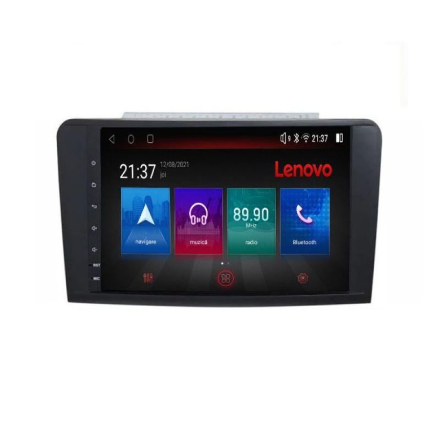 Navigatie Mercedes ML GL Lenovo Kit-213 8 core QLED Qualcomm 4+64 360 Android Waze USB Navigatie Internet Youtube Radio - imagine 2