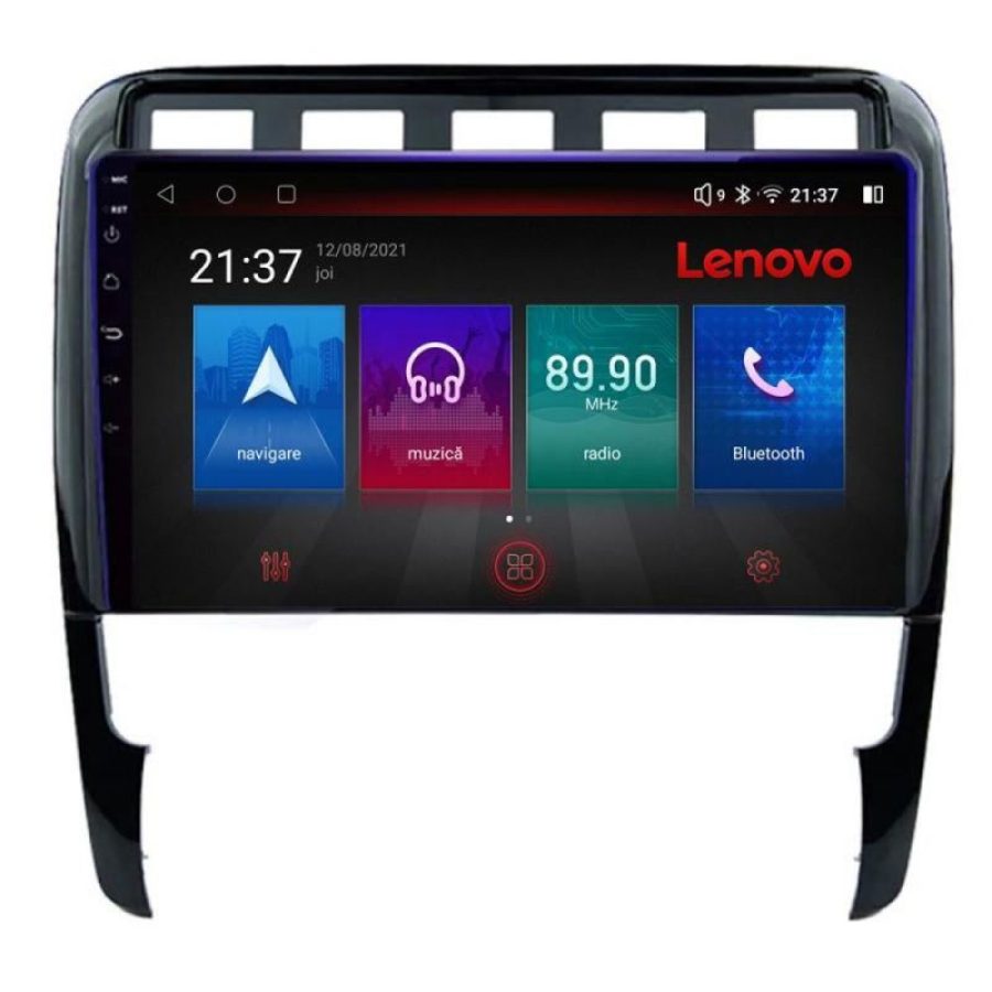 Navigatie Porsche Cayenne 2002-2011 Lenovo Kit-443 8 core QLED Qualcomm 4+64 360 Android Waze USB Navigatie Internet Youtube Radio - imagine 2
