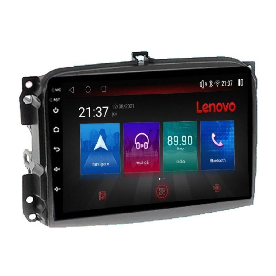Navigatie Fiat 500L 2012-2017 Lenovo Kit-500L 8 core QLED Qualcomm 4+64 360 Android Waze USB Navigatie Internet Youtube Radio - imagine 2