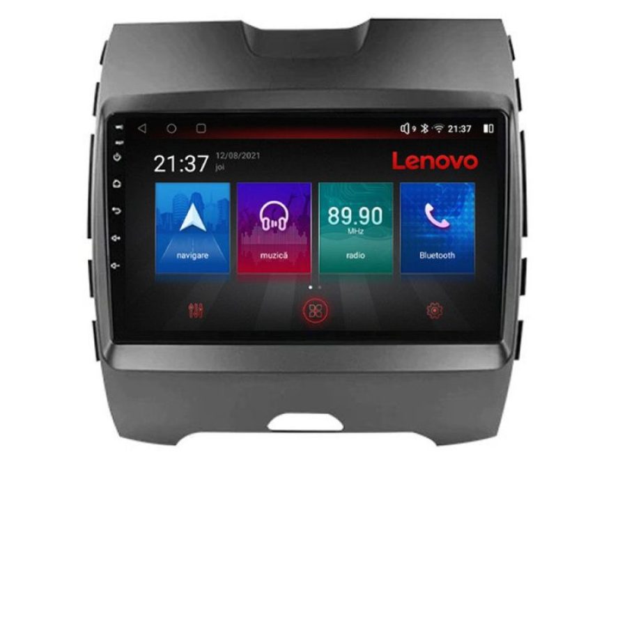 Navigatie Ford Edge 2015-2021 Highline Lenovo Kit-edge-high 8 core QLED Qualcomm 4+64 360 Android Waze USB Navigatie Internet Youtube Radio - imagine 2