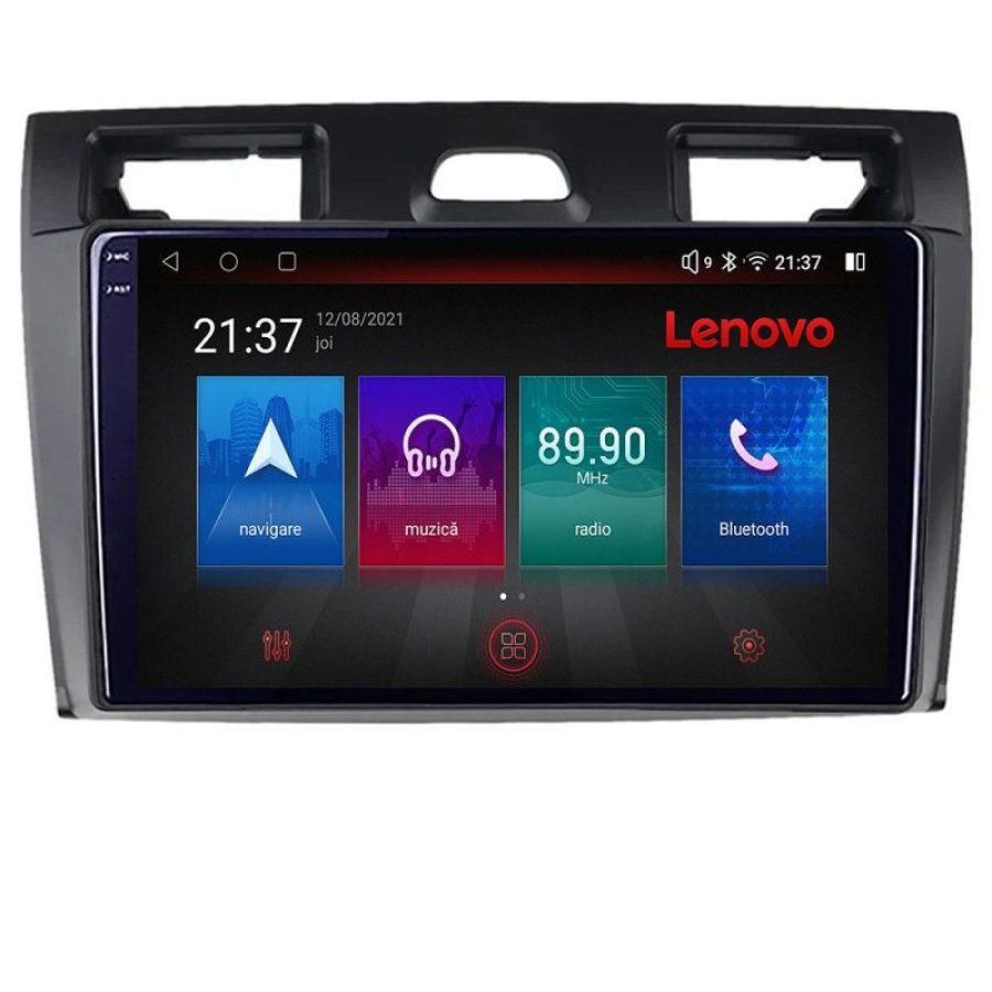 Navigatie Ford Fiesta MK5 2002-2008 Android radio gps internet 8 core QLED Qualcomm 4+64 360 Lenovo - imagine 2