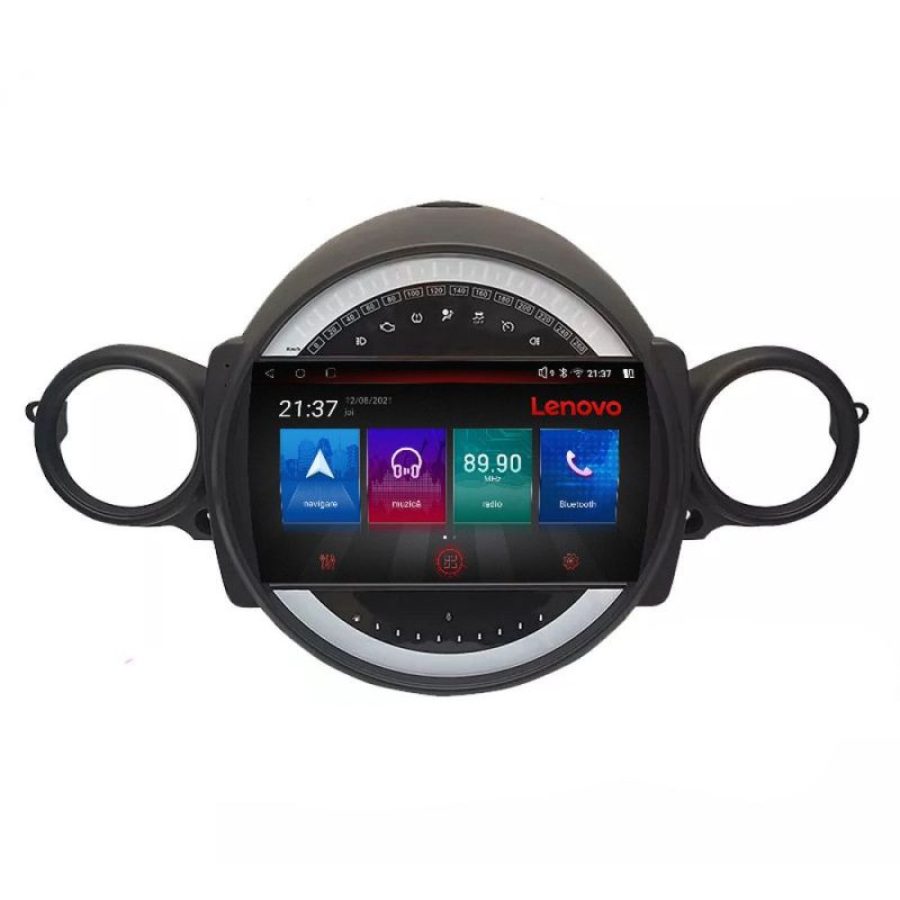 Navigatie Mini 2007-2011 8 core QLED Qualcomm 4+64 360 Android Waze USB Navigatie Internet Youtube Radio Lenovo - imagine 2