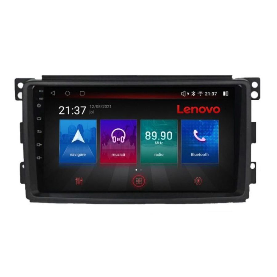 Navigatie Smart 2005-2010 Lenovo Kit-SMART05 8 core QLED Qualcomm 4+64 360 Android Waze USB Navigatie Internet Youtube Radio - imagine 2