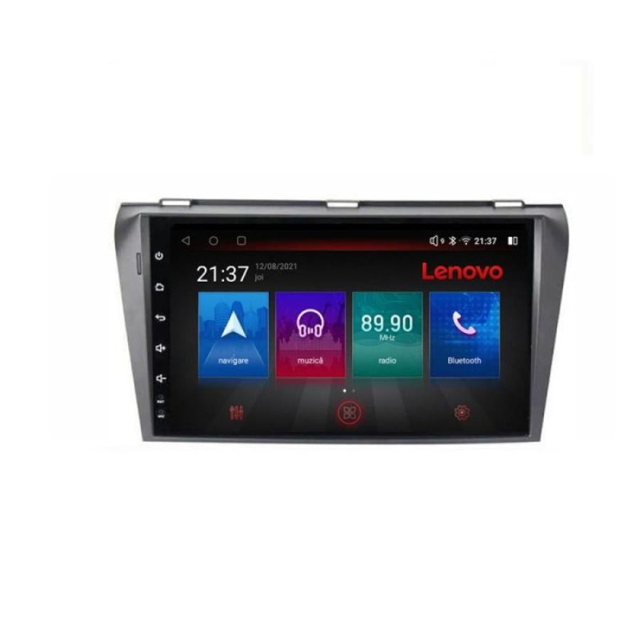 Navigatie Mazda 3 2004-2009 M-161 Octa Core Android Radio Bluetooth GPS WIFI/4G DSP 2K 8+128GB 360 Toslink - imagine 2