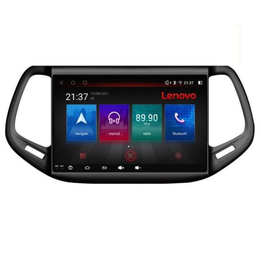 Navigatie Jeep Compass 2017 M-732 Octa Core Android Radio Bluetooth GPS WIFI/4G DSP 2K 8+128GB 360 Toslink - imagine 2