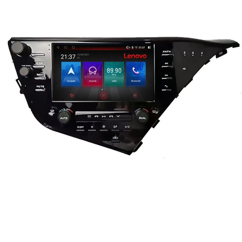 Navigatie Toyota Camry 2017-2021 V2 Octa Core Android Radio Bluetooth GPS WIFI/4G DSP 2K 8+128GB 360 Toslink - imagine 2