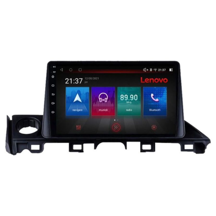 Navigatie Mazda 6 2018-  Octa Core Android Radio Bluetooth GPS WIFI/4G DSP LENOVO 2K 8+128GB 360 Toslink - imagine 2