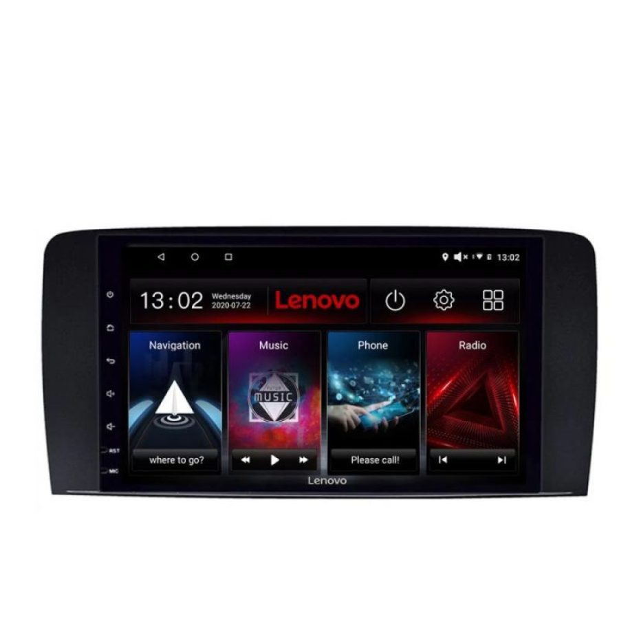 Navigatie Mercedes Clasa R Lenovo Kit-215 4+64 GB Android Waze USB Navigatie Internet Youtube Radio - imagine 2