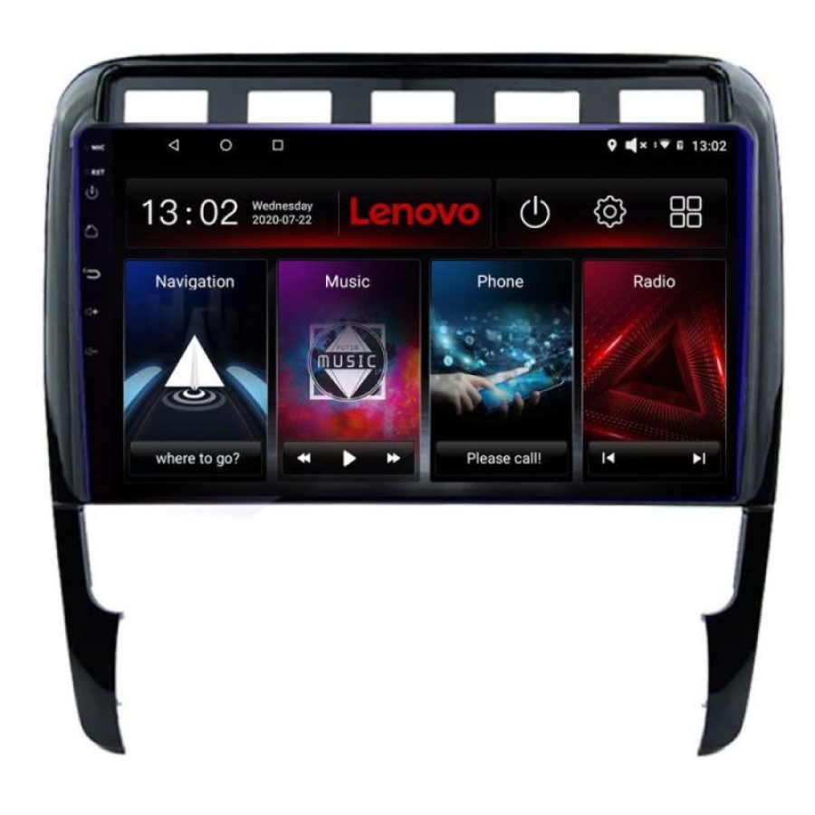 Navigatie Porsche Cayenne 2002-2011 Lenovo Kit-443 4+64 GB Android Waze USB Navigatie Internet Youtube Radio - imagine 3