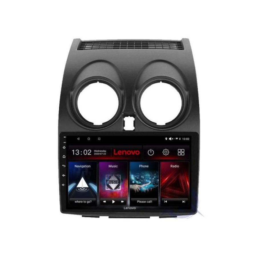 Navigatie Nissan Qashqai Lenovo Kit-499 4+64 GB Android Waze USB Navigatie Internet Youtube Radio - imagine 4