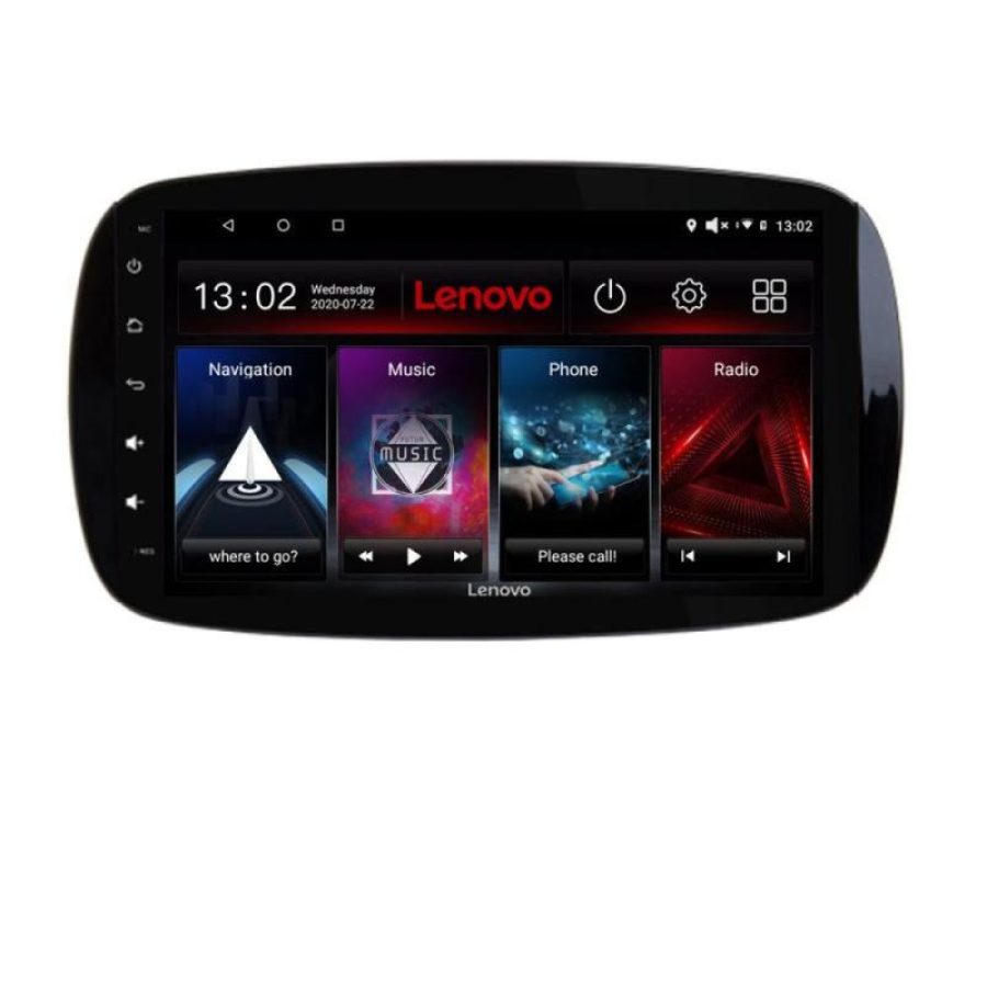 Navigatie Smart For Two 2015- Lenovo Kit-Smart15 4+64 GB Android Waze USB Navigatie Internet Youtube Radio - imagine 4