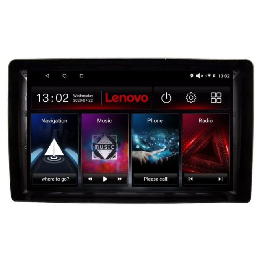 Navigatie universala 2din-2 8 core QLED 2K 8+256 360 Android Waze USB Navigatie Internet Youtube Radio Lenovo - imagine 4