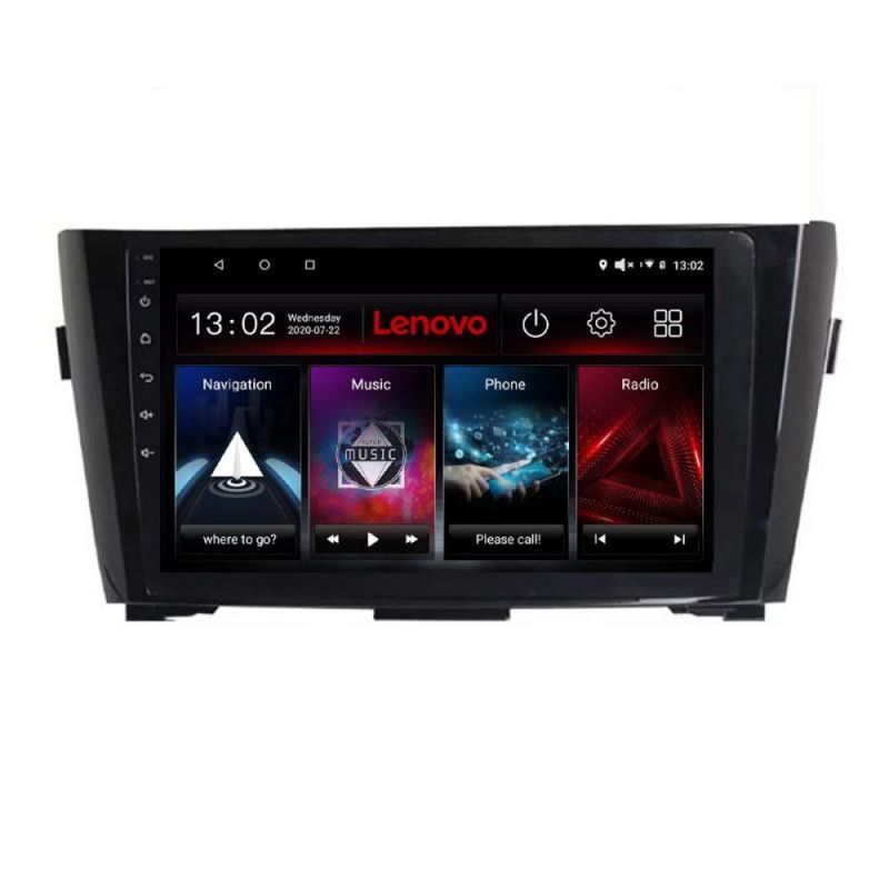 Navigatie Nissan Qashqai Lenovo Kit-353 8 core QLED 2K 8+256 360 Android Waze USB Navigatie Internet Youtube Radio - imagine 4