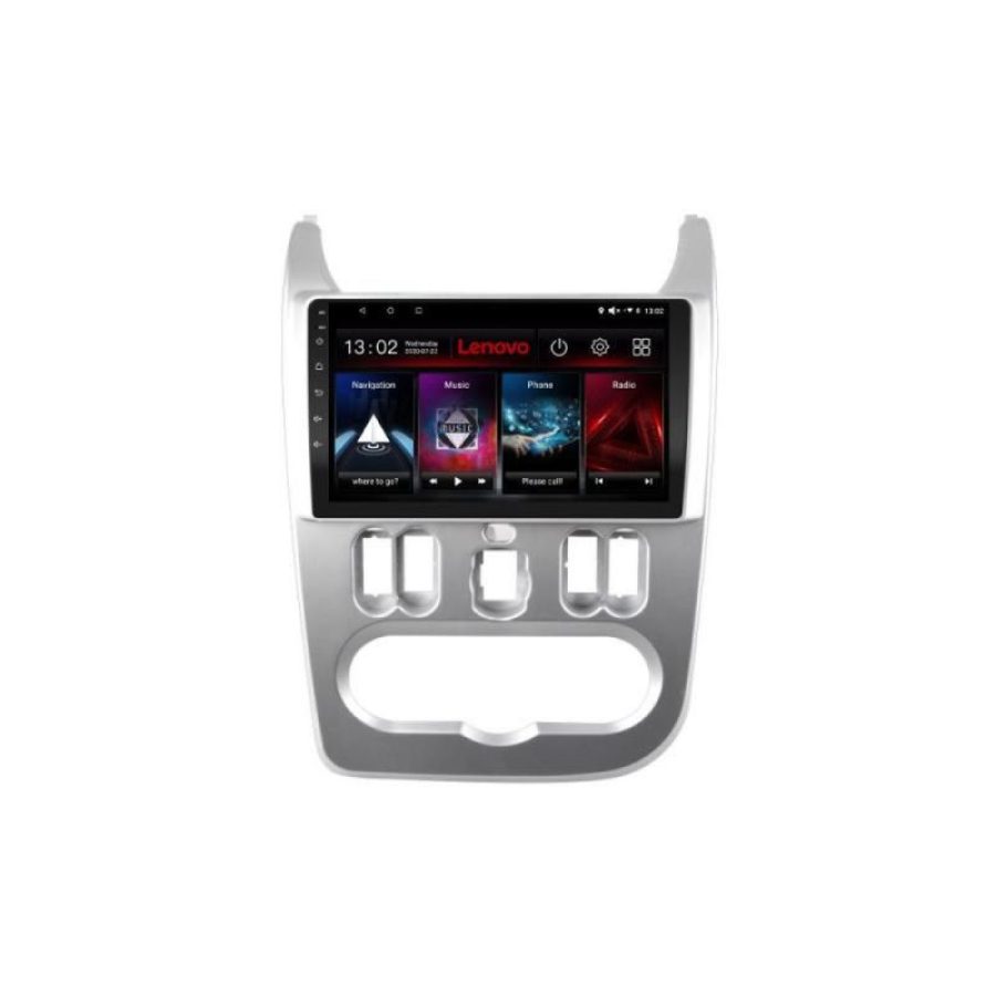 Navigatie Dacia Duster 2010-2012 Lenovo Kit-099 8 core QLED 2K 12+256 360 Android Waze USB Navigatie Internet Youtube Radio - imagine 4