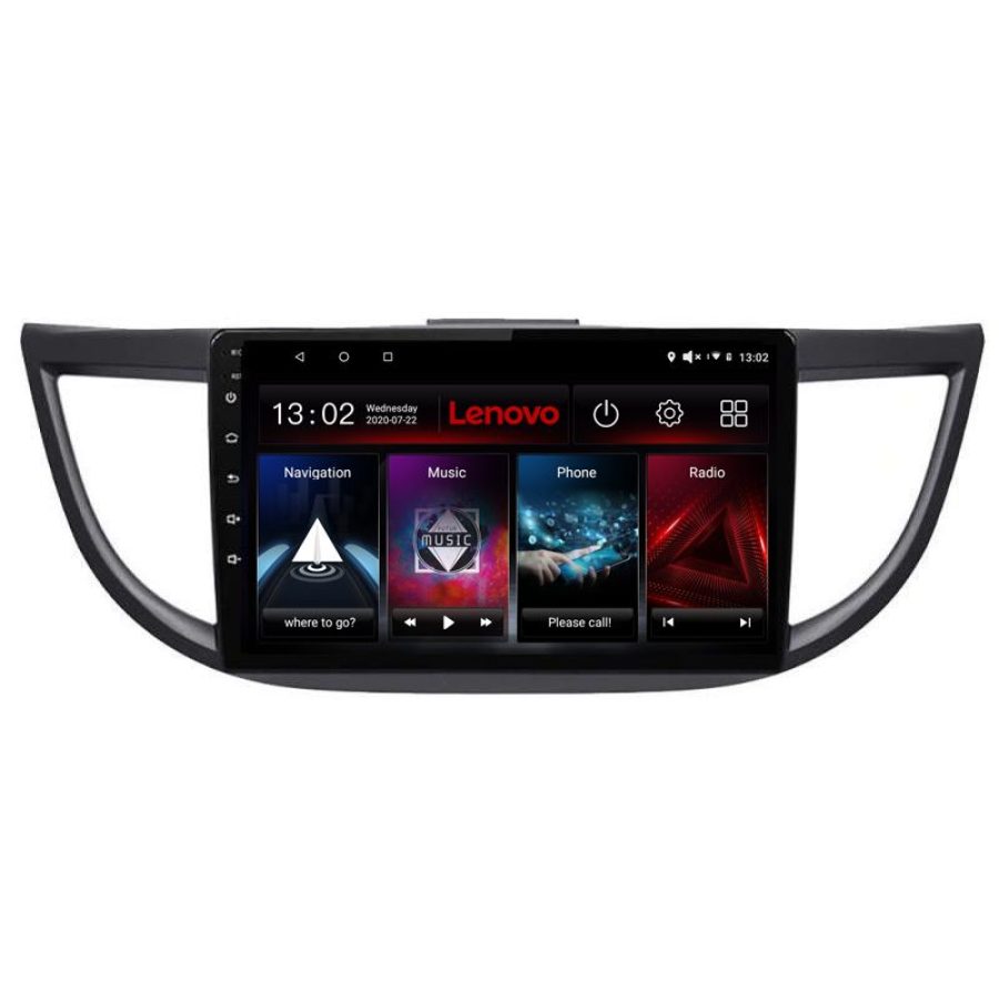 Navigatie Honda CRV 2012-2016 Lenovo Kit-469 8 core QLED 2K 4+64 360 Android Waze USB Navigatie Internet Youtube Radio - imagine 2