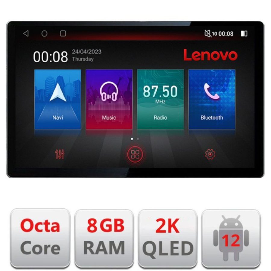 Navigatie Toyota Highlander 2013-2018, Ecran 2K QLED 13",Octacore,8Gb RAM,128Gb Hdd,4G,360,DSP,Carplay,Bluetooth - imagine 3