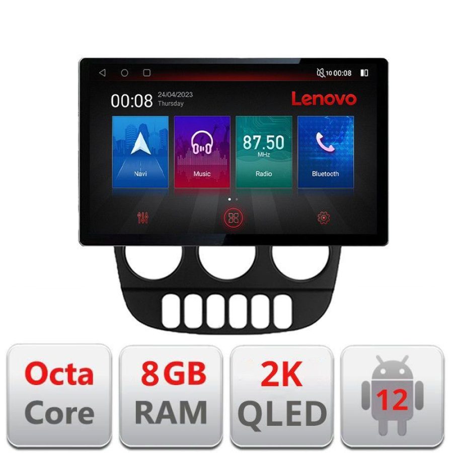 Navigatie Mercedes ML W163 1998-2005, Ecran 2K QLED 13",Octacore,8Gb RAM,128Gb Hdd,4G,360,DSP,Carplay,Bluetooth - imagine 3