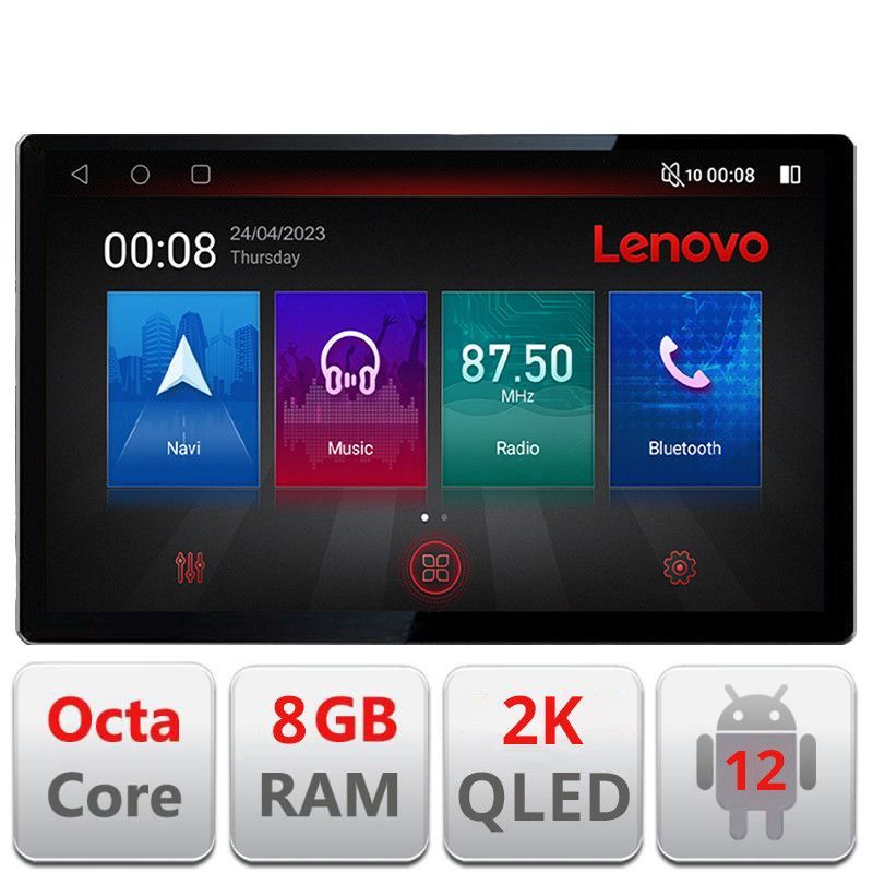 Navigatie Skoda Rapid Seat Toledo 2013+ ecran 13" 2K 8+128 Android Waze USB Navigatie 4G 360 Toslink Youtube Radio KIT-rapid+EDT-E513-PRO - imagine 3