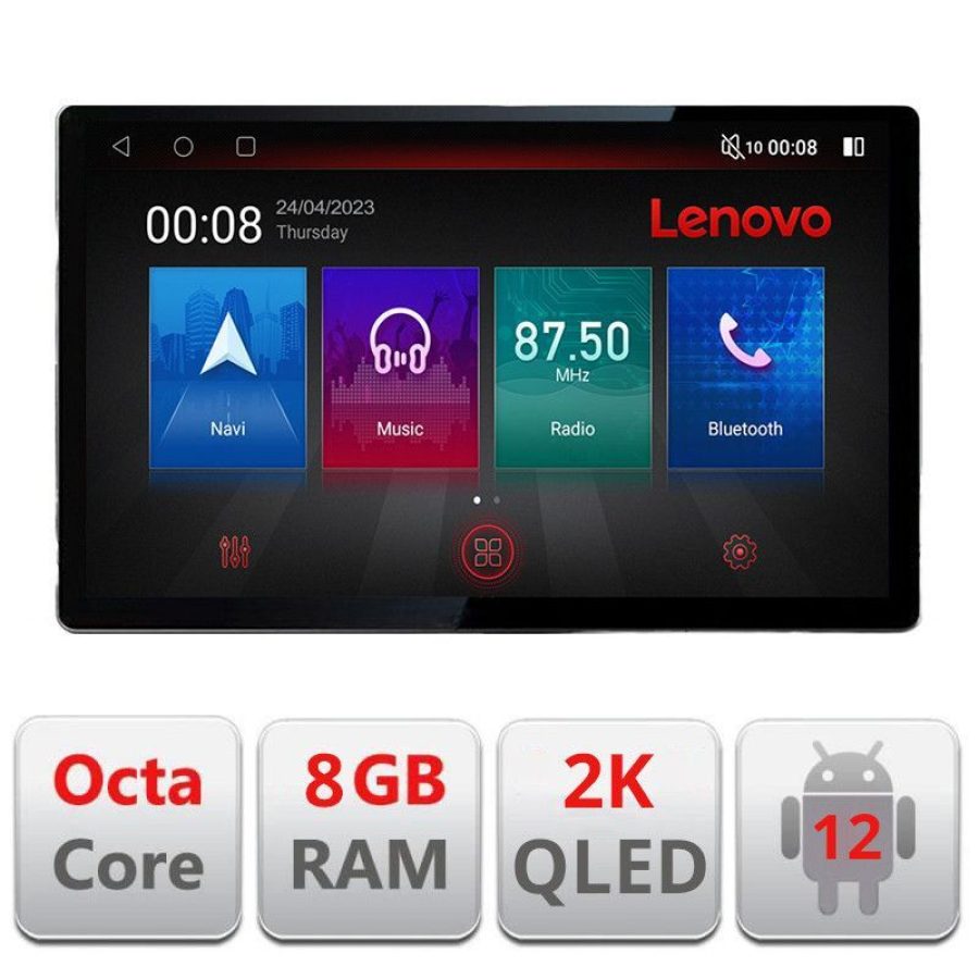 Navigatie Chevrolet Captiva N-020 ecran 13" 2K 8+128 Android Waze USB Navigatie 4G 360 Toslink Youtube Radio KI - imagine 3