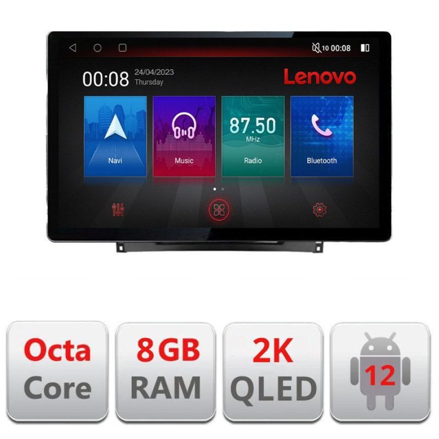 Navigatie Opel Astra J Quad Core N-072 ecran 13" 2K 8+128 Android Waze USB Navigatie 4G 360 Toslink Youtube Rad - imagine 3