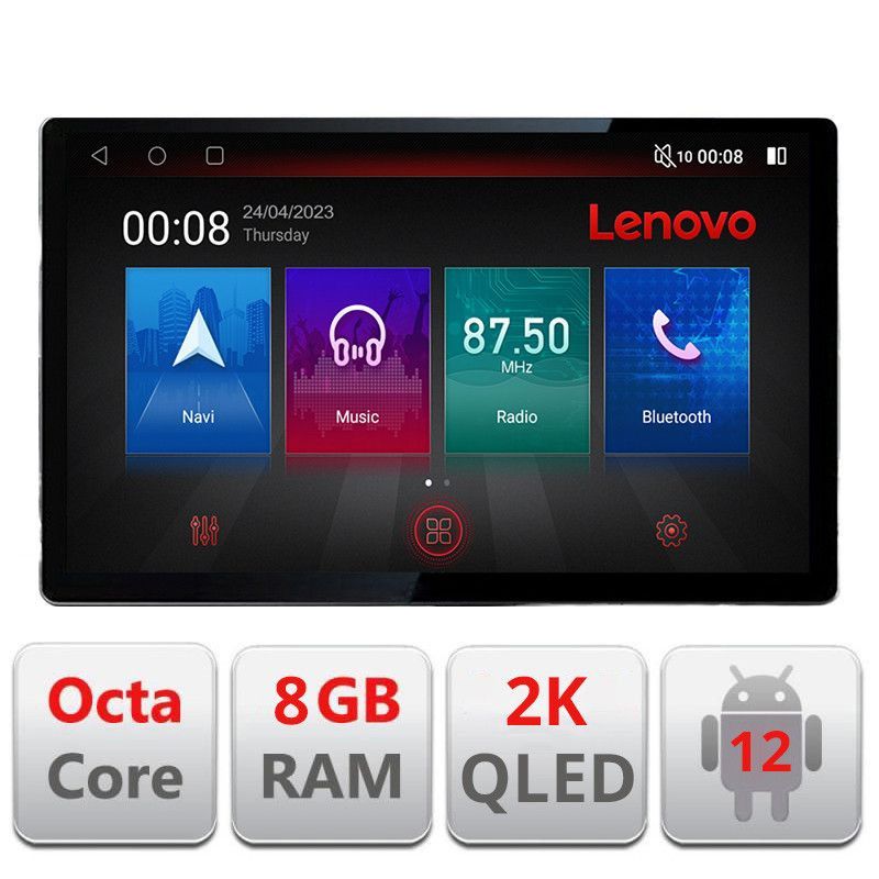 Navigatie Kia Picanto 2016- N-2217 ecran 13" 2K 8+128 Android Waze USB Navigatie 4G 360 Toslink Youtube Radio K - imagine 3