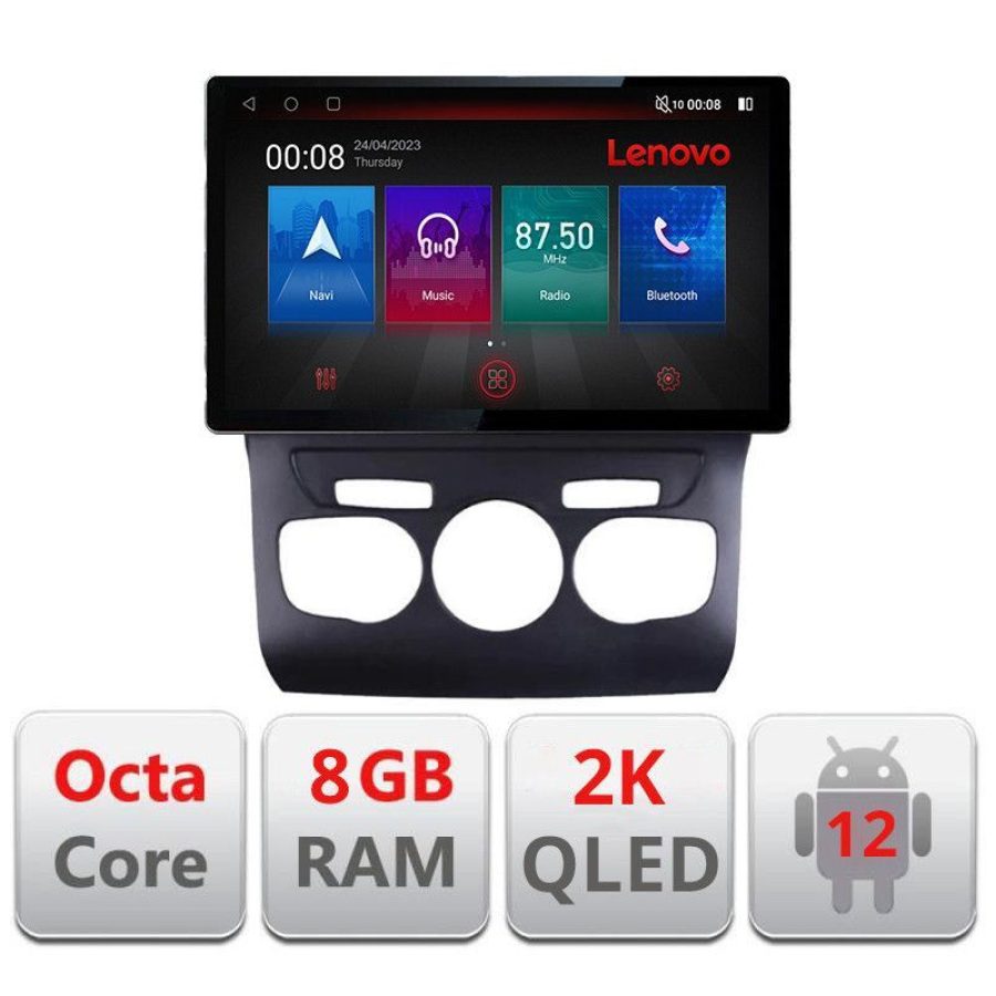 Navigatie Citroen C4 2011-2016 Quad Core N-241 ecran 13" 2K 8+128 Android Waze USB Navigatie 4G 360 Toslink You - imagine 3